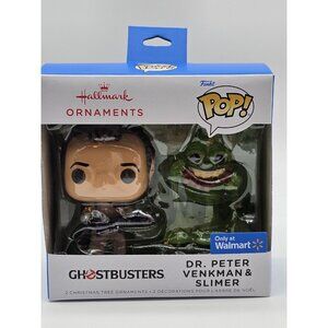 Hallmark Funko Pop! Christmas Ornament Ghostbusters Dr Peter Venkman & Slimer